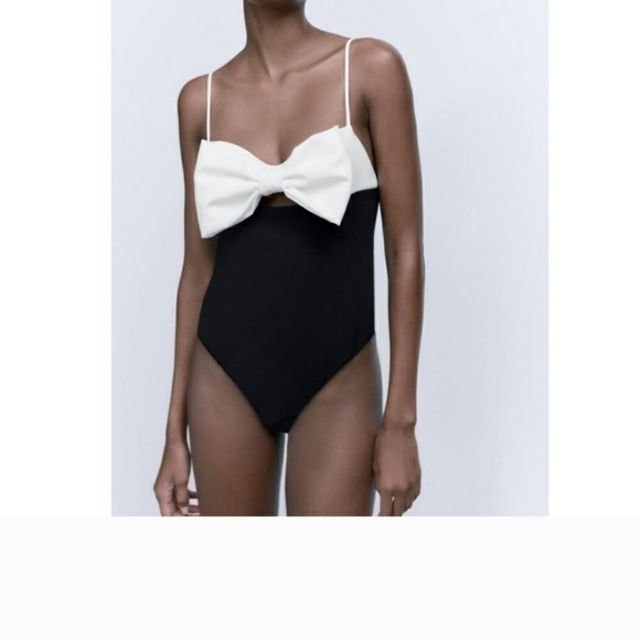 Zara Bow Bodysuit Size XS NWT - Picture 9 of 10